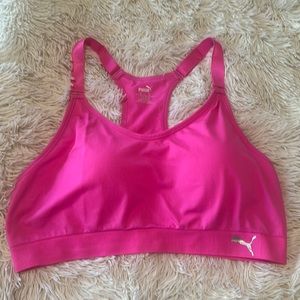 NWOT Puma Pink Sports bra XL